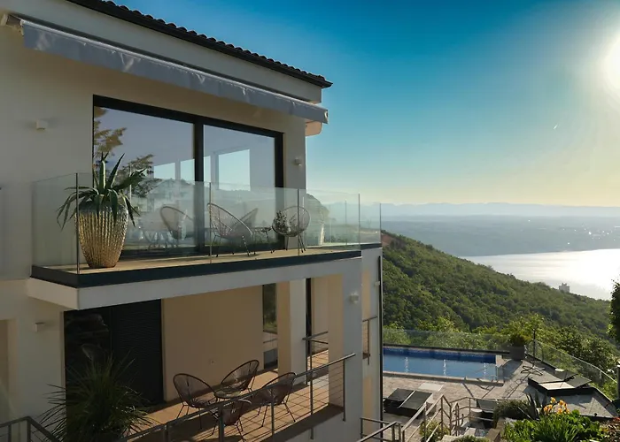 别墅 White Pearl Luxury With Pool And Sea View *